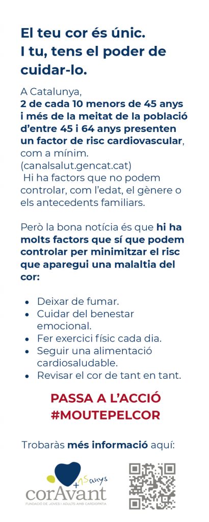 Punt de llibre Dia Mundial del Cor