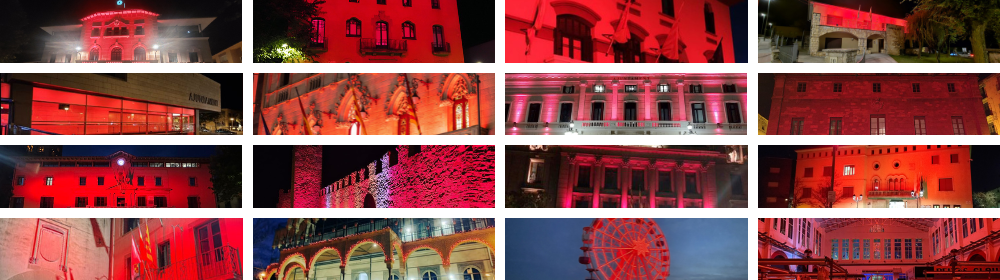 78 municipis catalans s'il·luminen pel Dia Mundial del Cor