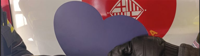 bombers i bomberes de Barcelona corren pel cor