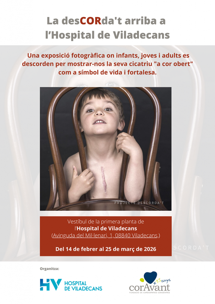 Cartell de l'exposició DesCORda't a l'Hospital de Viladecans